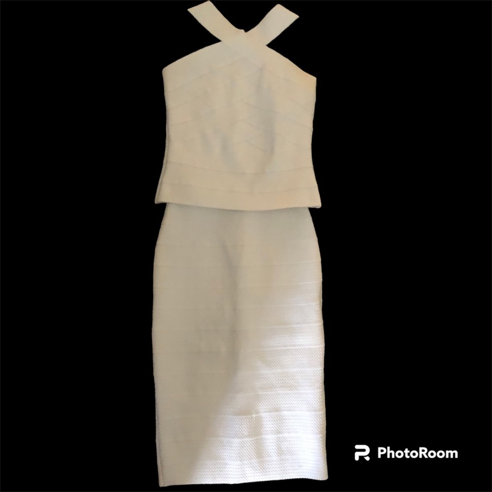 White New York & Co. 7th Ave. Collection Size medium top & skirt